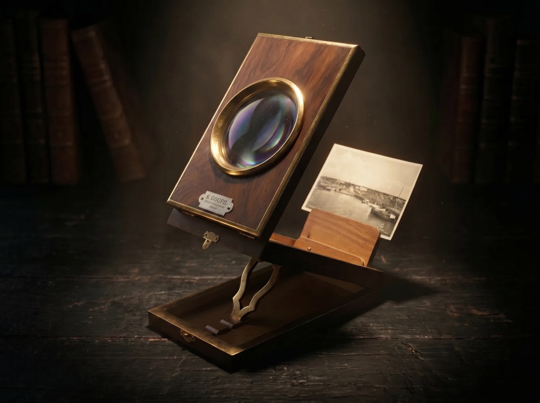 An antique Victorian graphoscope